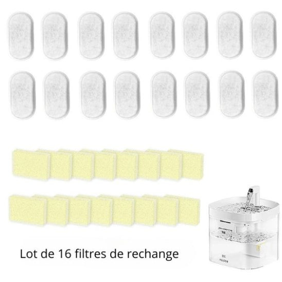 Lot 16 filtres rechange kittysip