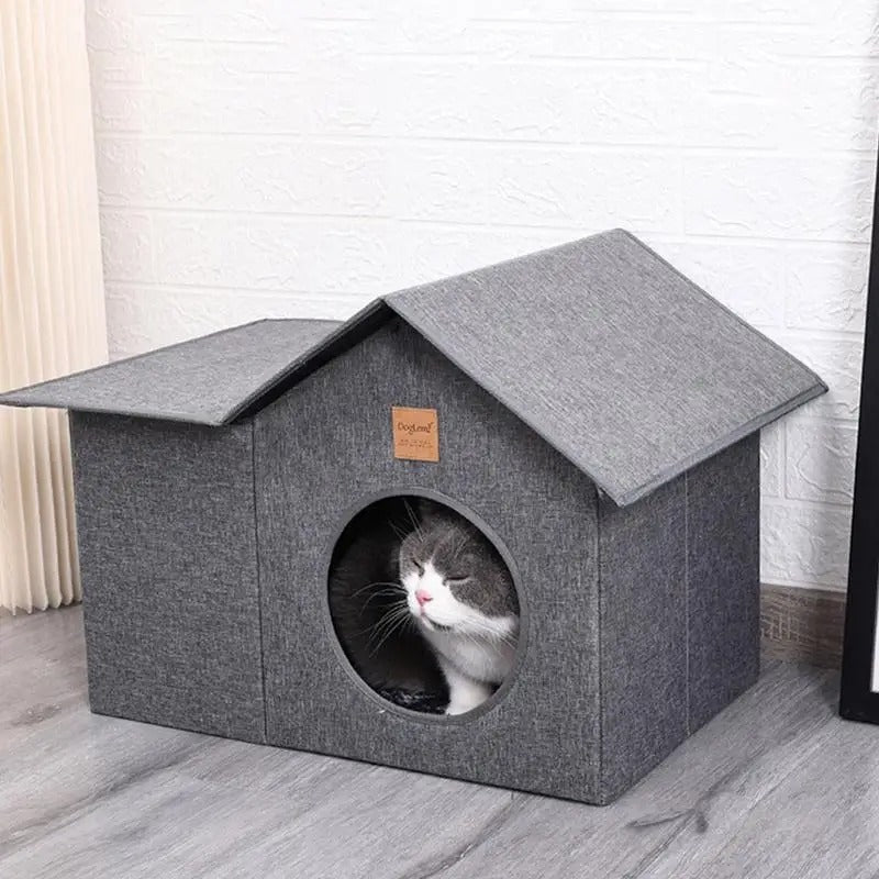 cabane pour chat cozy catchalet
