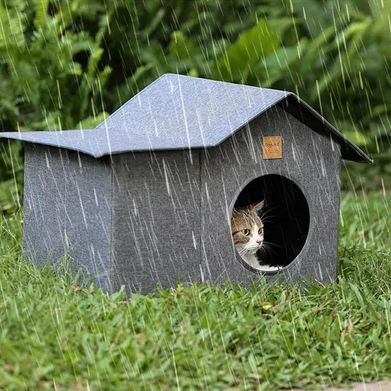 cabane pour chat pluie catchalet