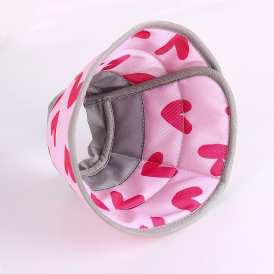 collerette chat rose amour cozyshield