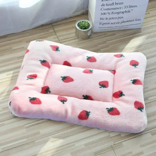 coussin chat smoothie fraise furfluff