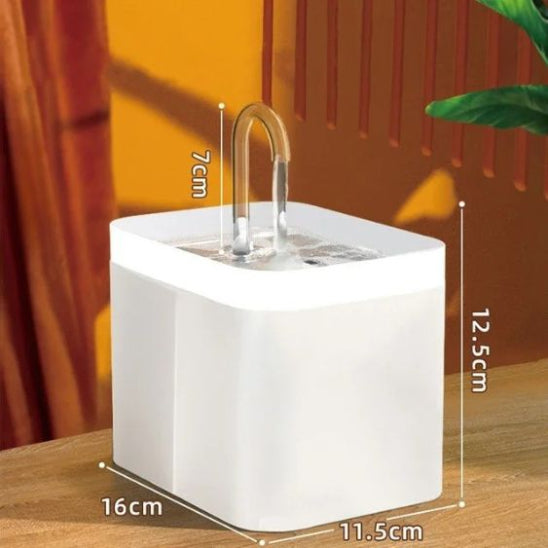fontaine eau chat blanc freshtail