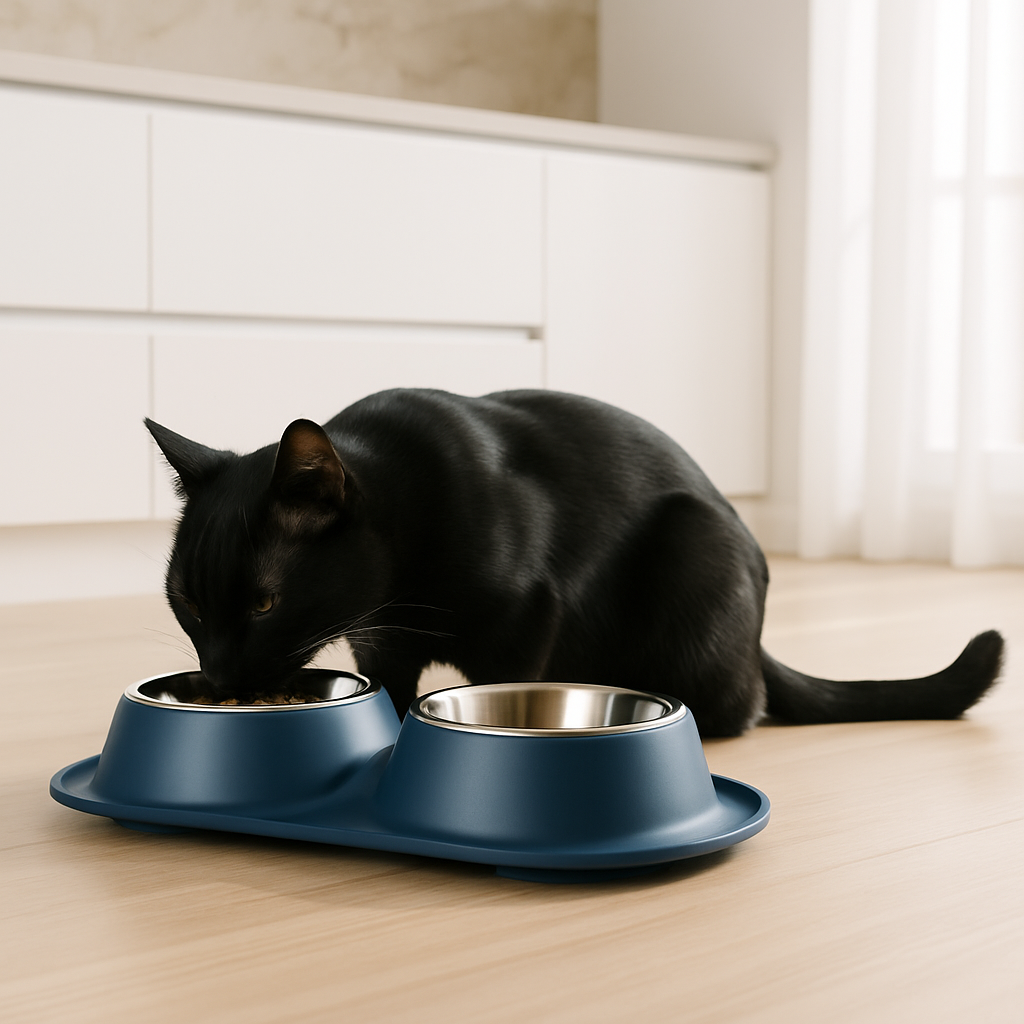 gamelle chat bleu safebite