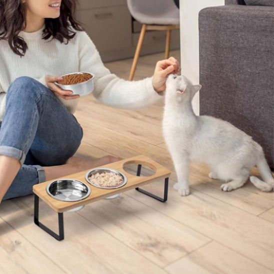 gamelle chat surelevee alimentation saine kittyup