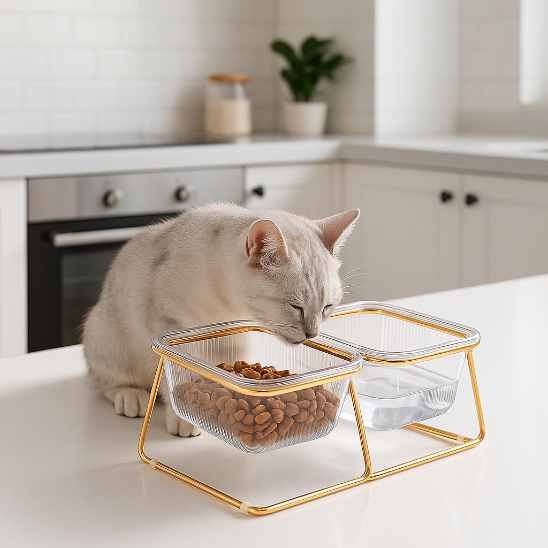 gamelle chat surelevee gamelle double elevapet