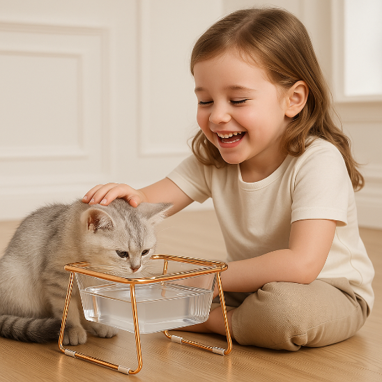 gamelle chat surelevee simple elevapet