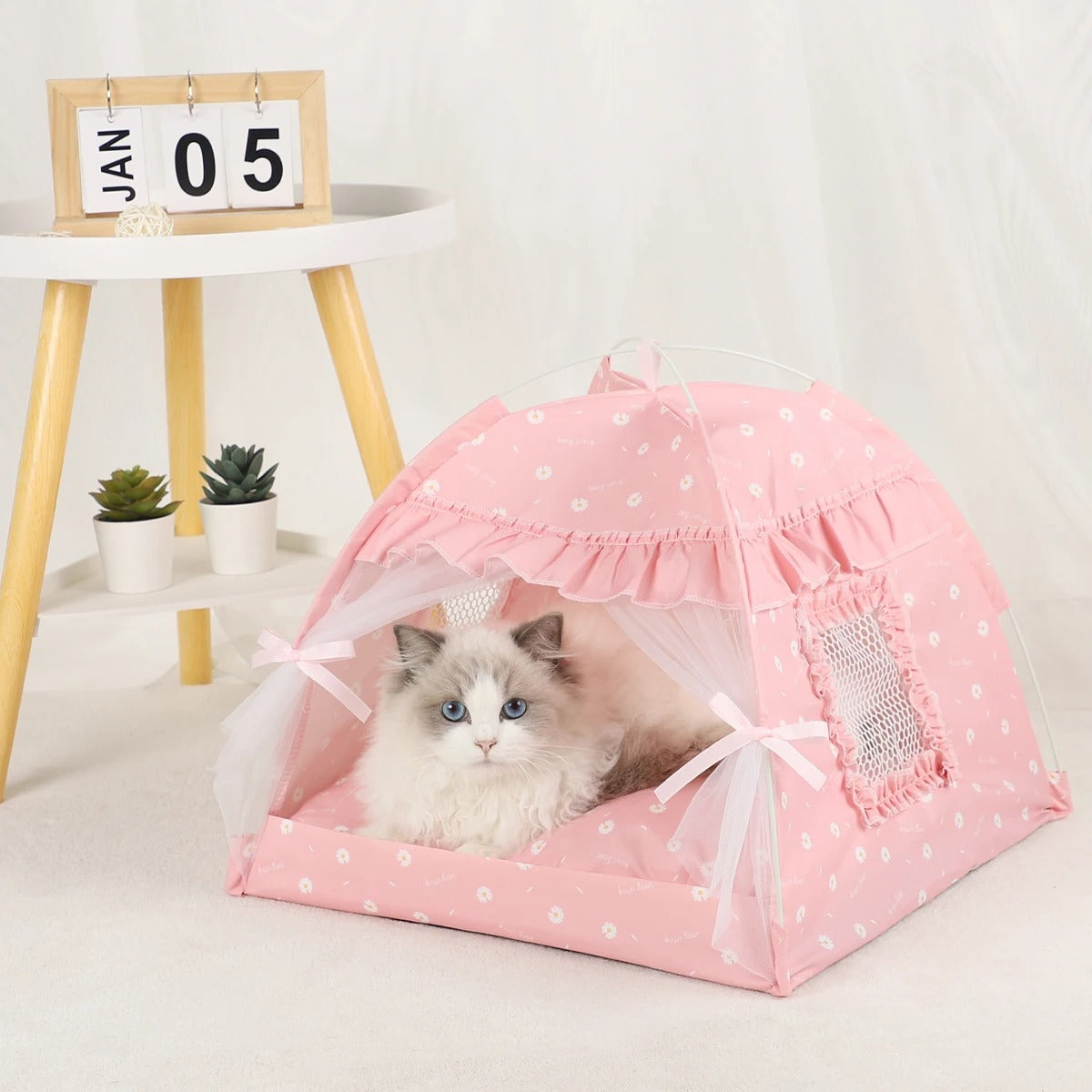 niche a chat rose purrtent