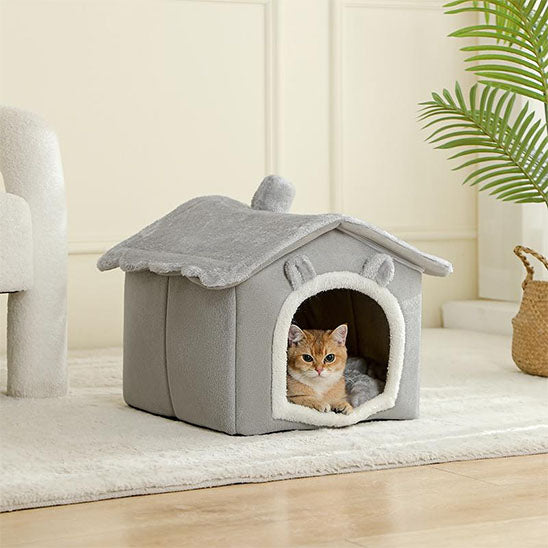 niche chat interieur ronron gris carrousel catcove