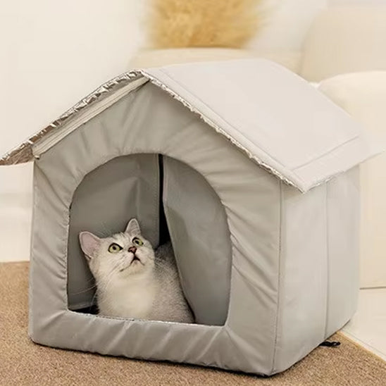 niche pour chat exterieur ouverture catshack