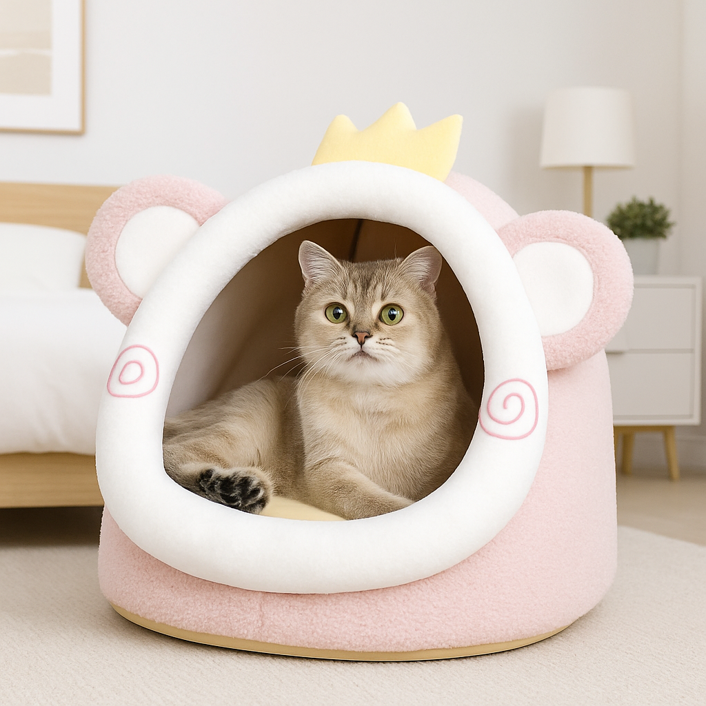 niche pour chat interieur bisou doux meowden