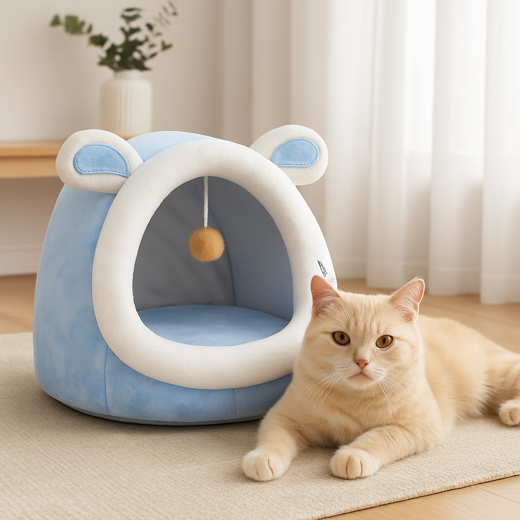 niche pour chat interieur lapinou ocean meowden