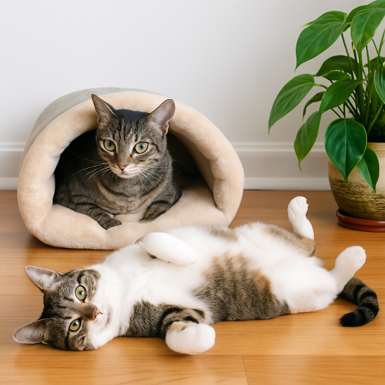 panier chat mignon purrvana