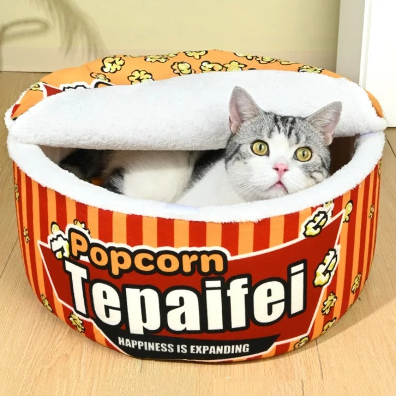 panier pour chat jaune purrcorn