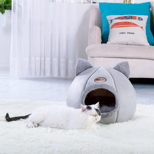 ComfyHouse™ - Niche pour chat ultra confortable - Vie de chats