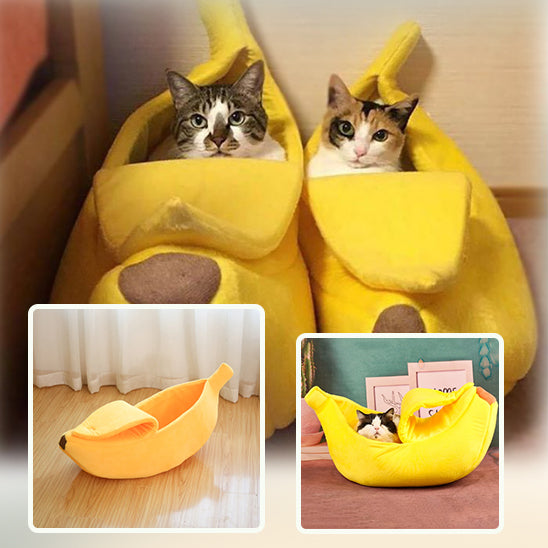 KittyBanana™ | Lit en forme de banane