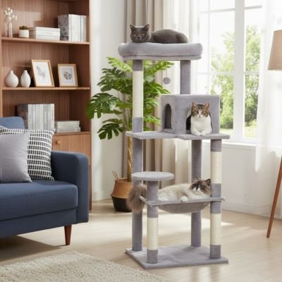 arbre a chat gris pale fluffyclimb