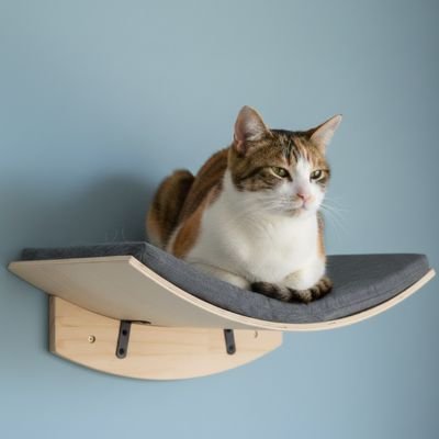 chat confortable sur hamac pour chat purrfectrest