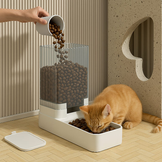 distributeur de croquettes pour chat serein automeow