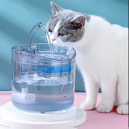 fontaine a eau chat silencieuse pawtain