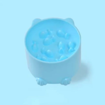 gamelle anti glouton bleu gulptrap