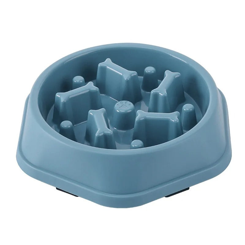 gamelle anti glouton bleu meowderate