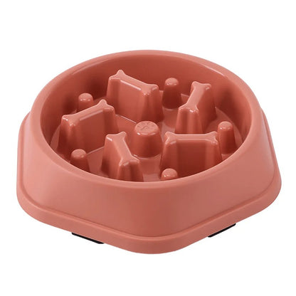 gamelle anti glouton rose meowderate
