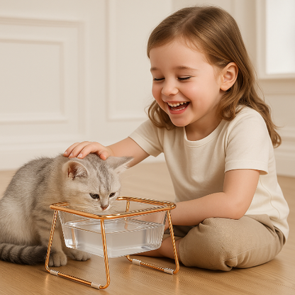 gamelle chat surelevee simple elevapet