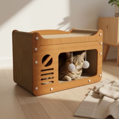 Griffoir chat - CozyBox™ - Vie de chats