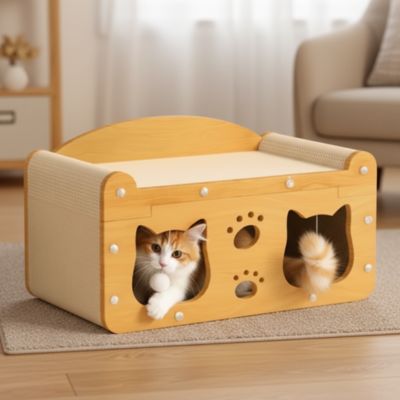 Griffoir chat - CozyBox™ - Vie de chats