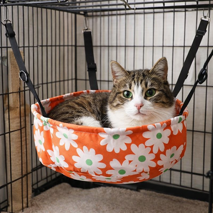 hamac pour chats orange softnest