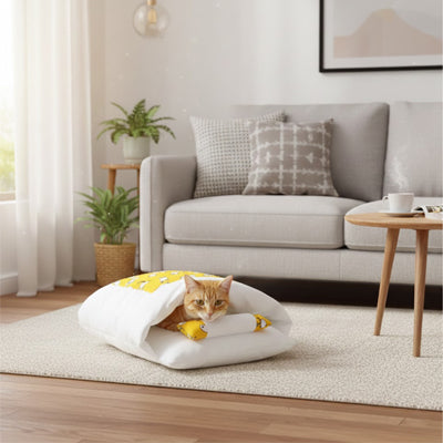 lit pour chat jaune sleepytail