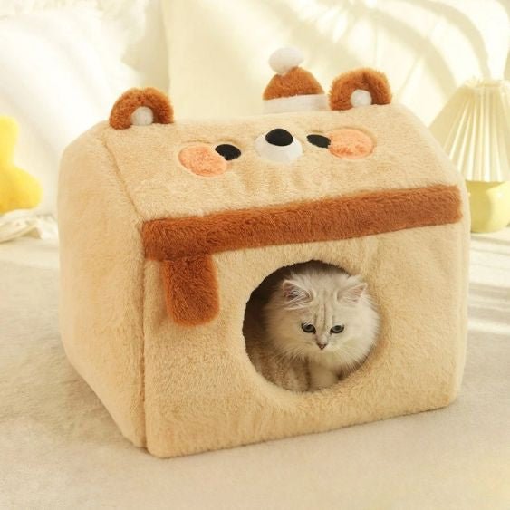 Maison chat intérieur - TinyCub™ - Vie de chats