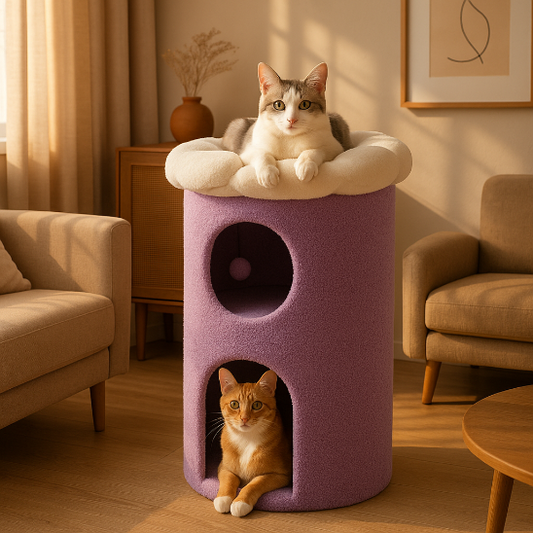 maison pour chat lavande douce flowerhouse carrousel