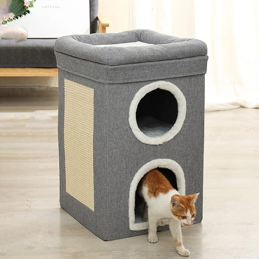 maison a chat cachette felineloft