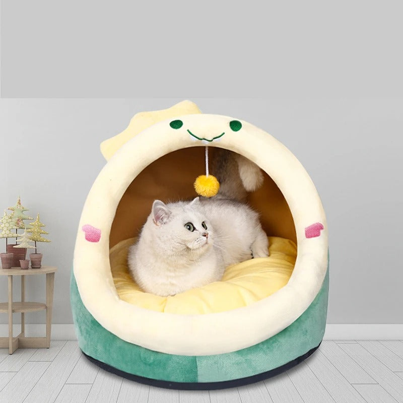 niche pour chat interieur dino cocoon meowden