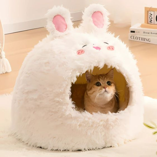 niche pour chat interieur lapinou douillet cosykingdom
