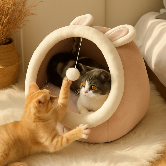 niche pour chat lapin peekabun