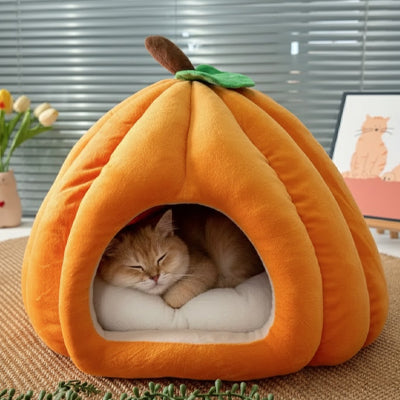 niche pour chat orange carrousel meowkin
