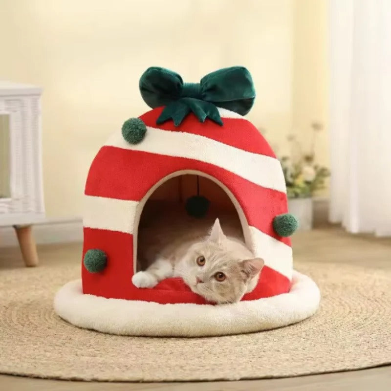 niche pour chats modele rond santabox