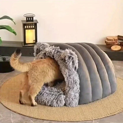 niche pour chats nid douillet greynest