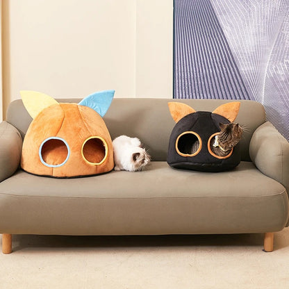 niche chat canape kittynook