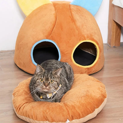 niche chat coussin kittynook