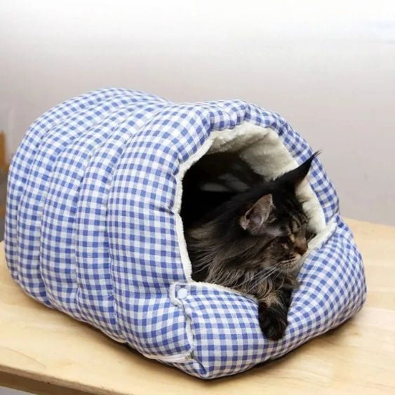 panier chat bleu softpurr