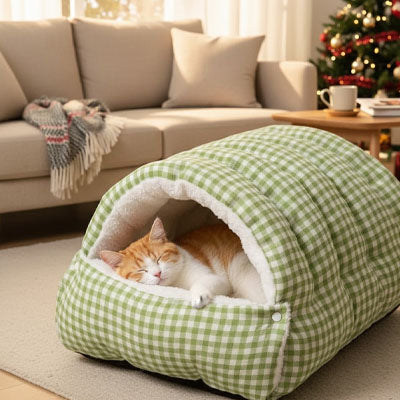 panier chat confortable caroussel softpurr