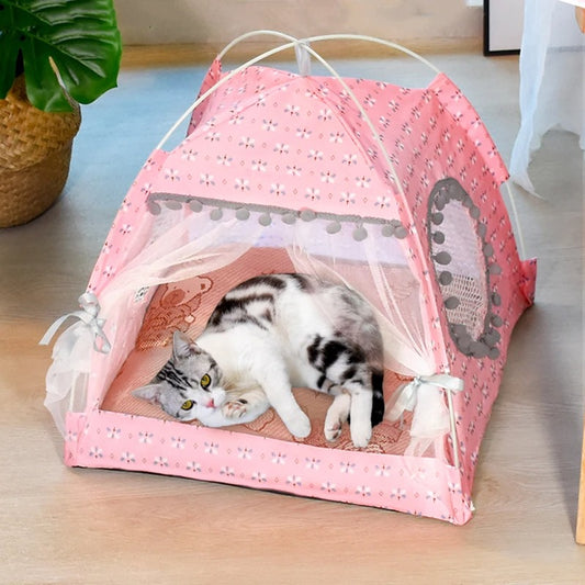 tente pour chat confortable catcamp