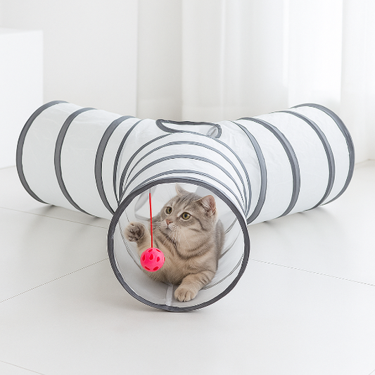 tunnel pour chat modele y meowmaze
